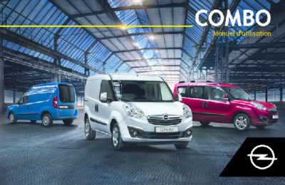 Couverture Notice Opel Combo
