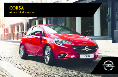 Couverture Notice Opel Corsa