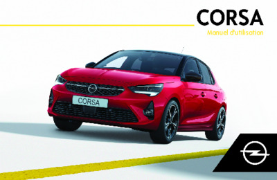 Couverture Notice Opel Corsa