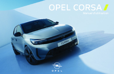 Couverture Notice Opel Corsa