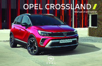Couverture Notice Opel Crossland