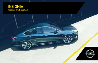Couverture Notice Opel Insigna