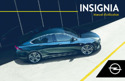 Couverture Notice Opel Insigna