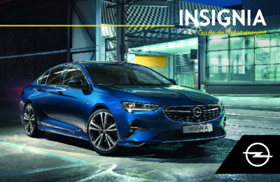 Couverture Notice Opel Insigna