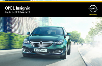 Couverture Notice Opel Insignia