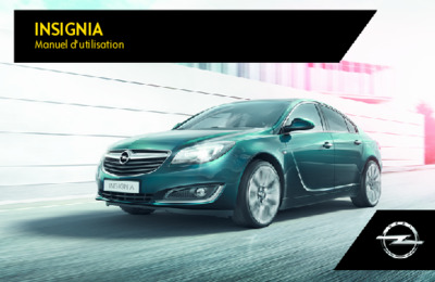 Couverture Notice Opel Insignia