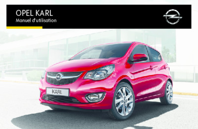 Couverture Notice Opel Karl