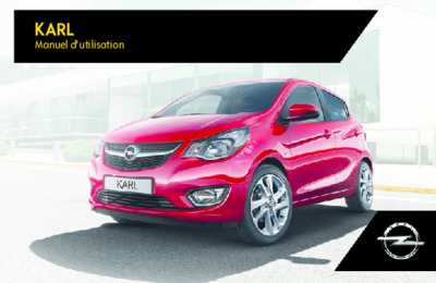 Couverture Notice Opel Karl