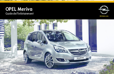 Couverture Notice Opel Meriva