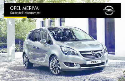 Couverture Notice Opel Meriva