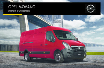 Couverture Notice Opel Movano