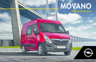 Couverture Notice Opel Movano