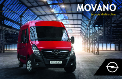 Couverture Notice Opel Movano