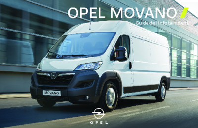Couverture Notice Opel Movano