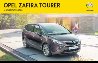 Couverture Notice Opel Zafira