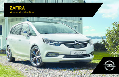 Couverture Notice Opel Zafira