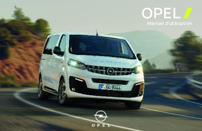 Couverture Notice Opel Zafira