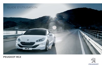 Couverture Notice Peugeot RCZ