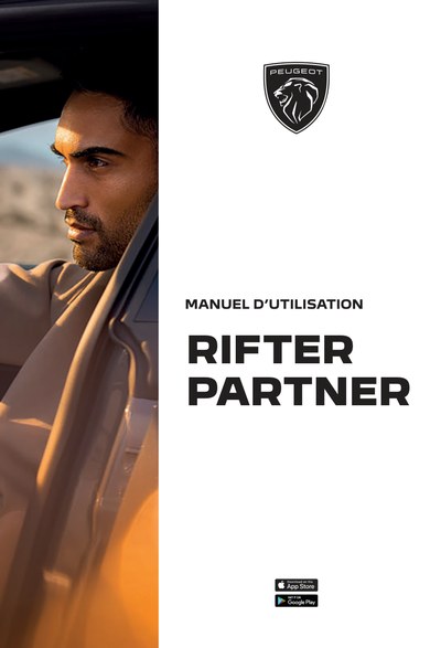 Couverture Notice Peugeot Rifter