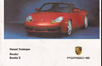 Couverture Notice Porsche Boxster
