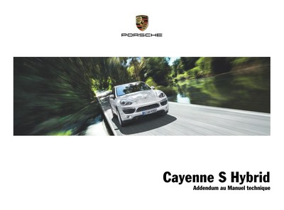 Couverture Notice Porsche Cayenne