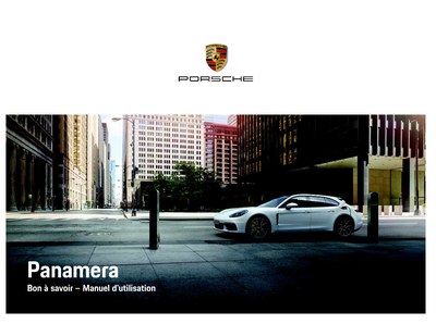 Couverture Notice Porsche Panamera