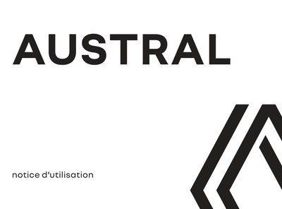 Couverture Notice Renault Austral