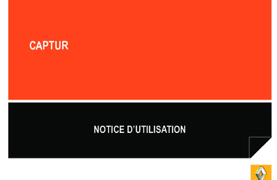 Couverture Notice Renault Captur