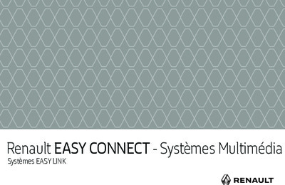Couverture Notice Renault Easy Link