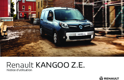 Couverture Notice Renault Kangoo