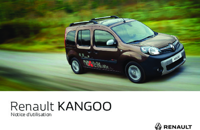 Couverture Notice Renault Kangoo