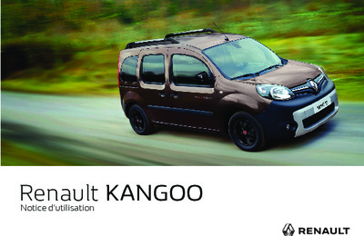 Couverture Notice Renault Kangoo