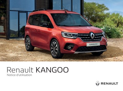 Couverture Notice Renault Kangoo