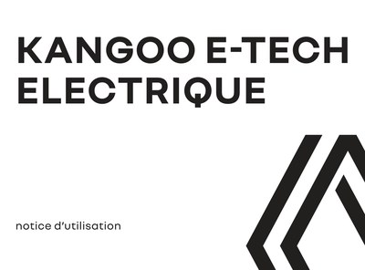 Couverture Notice Renault Kangoo