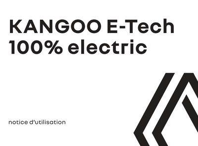 Couverture Notice Renault Kangoo