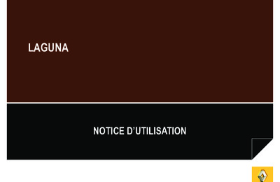 Couverture Notice Renault Laguna