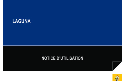 Couverture Notice Renault Laguna Coupé
