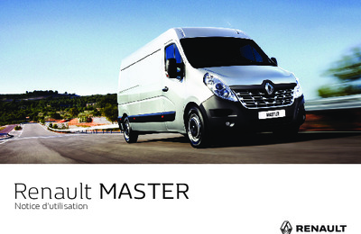 Couverture Notice Renault Master