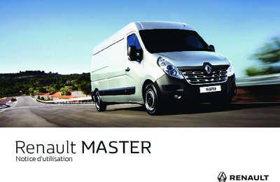 Couverture Notice Renault Master