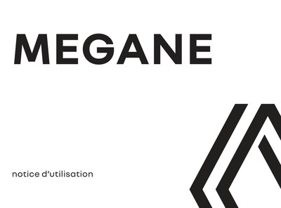 Couverture Notice Renault Megane