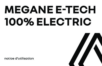 Couverture Notice Renault Megane E-Tech