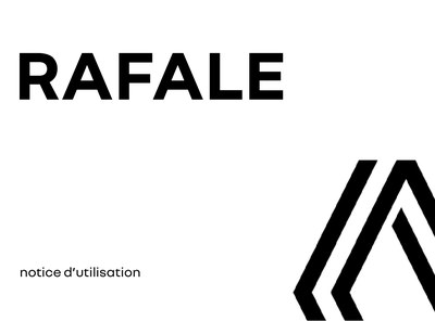 Couverture Notice Renault Rafale
