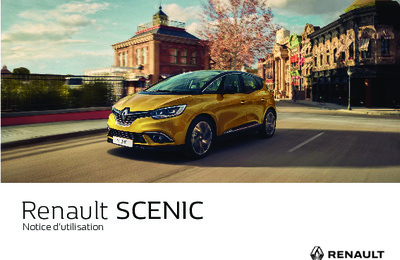 Couverture Notice Renault Scenic