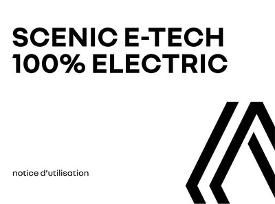 Couverture Notice Renault Scenic E-Tech