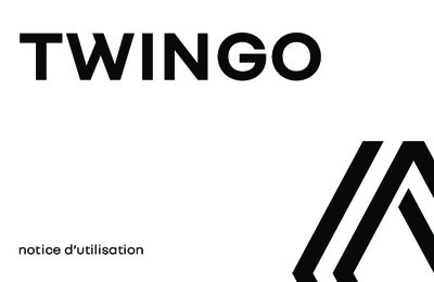 Couverture Notice Renault Twingo