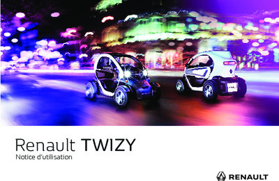 Couverture Notice Renault Twizy