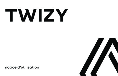 Couverture Notice Renault Twizy