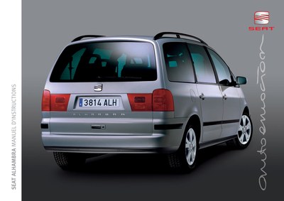 Couverture Notice Seat Alhambra