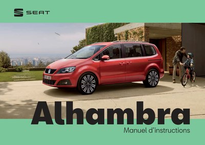 Couverture Notice Seat Alhambra