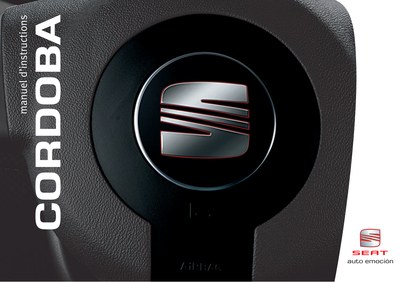 Couverture Notice Seat Cordoba